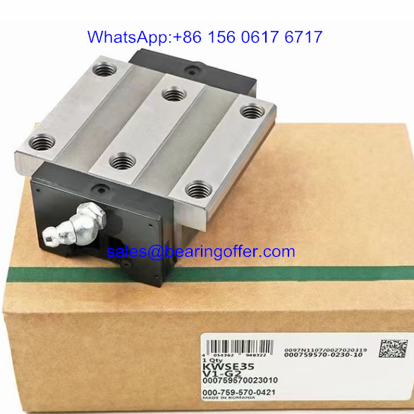 KWSE35-V1-G2 Linear Carriage KWSE35-V1 Guideway Block KWSE35 - Stock for Sale