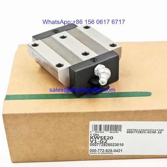 KWSE20-V1-G2 Linear Carriage KWSE20-V1 Guideway Block KWSE20 - Stock for Sale