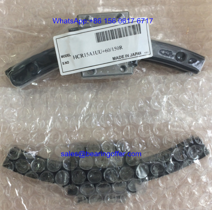 HCR15A1UU+60/150R Japan Curved Guide Rail with Carriage - Stock for Sale