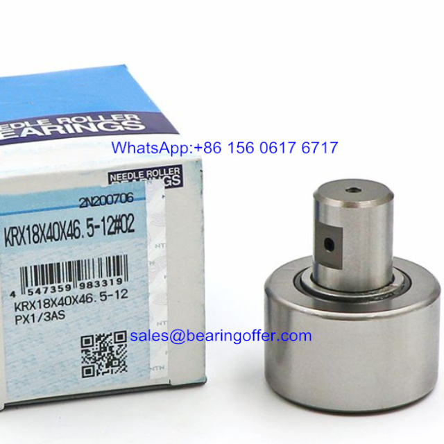 KRX18X40X46.5-12PX1/3AS Cam Follower Bearing KRX18X40X46.5-12 Roller Bearing - Stock for Sale