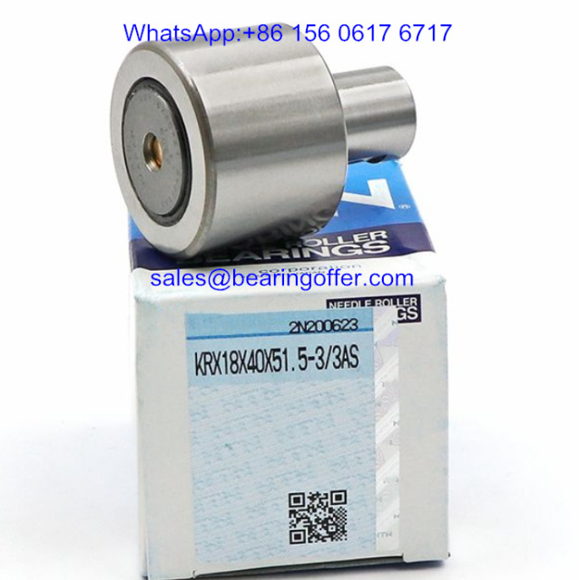 KRX18X40X51.5-3/3AS Cam Follower Bearing 18x40x51.5 Roller Bearing - Stock for Sale