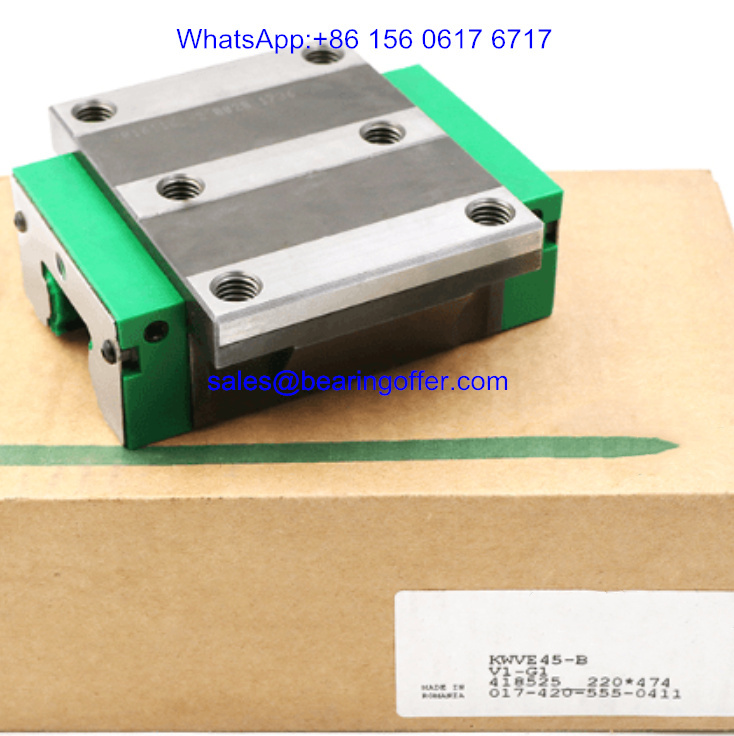 KWVE45-B-V1-G1 Linear Carriage KWVE45B Guide Rail Block KWVE45 - Stock for Sale