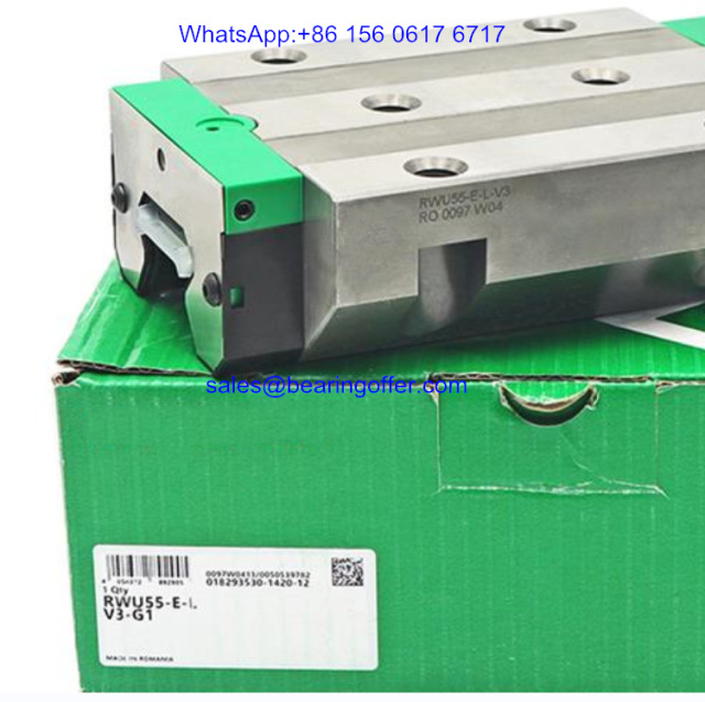 RWU55-E-L-V3-G1 Linear Carriage RWU55-E-L-V3 Runner Block RWU55EL - Stock for Sale