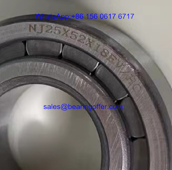 NJ25X52X18EV/HC/P5 Gearbox Bearing NJ25X52X18 Roller Bearing - Stock for Sale