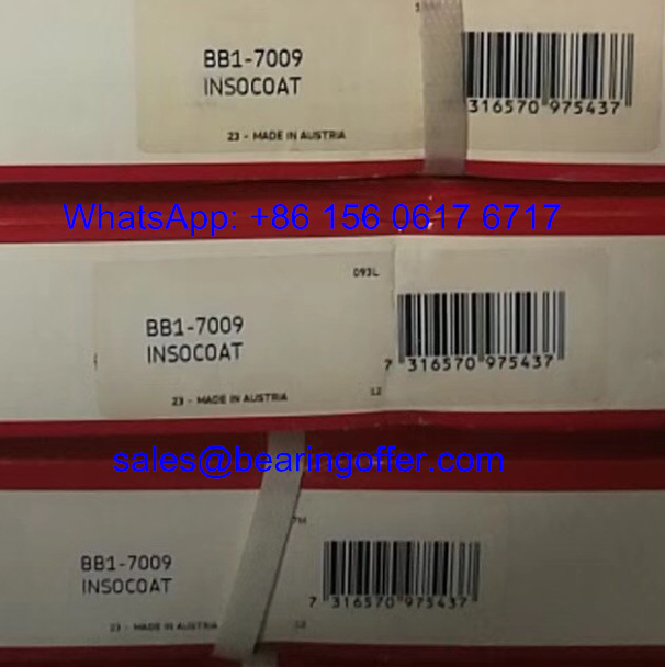 BB1-7009 Insulated Ball Bearing BB1-7009A Insocoat Ball Bearing BB1-7009BB - Stock for Sale