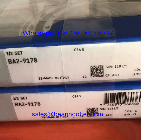 BA2-9178 Angular Contact Ball Bearing 65X120X46 Precision Bearing BA29178 - Stock for Sale