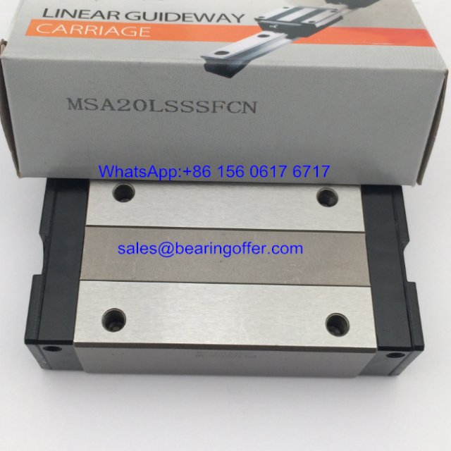 MSA20LSSSFCN Guide Carriage MSA20LSSSFC Linear Slider MSA20LS - Stock for Sale