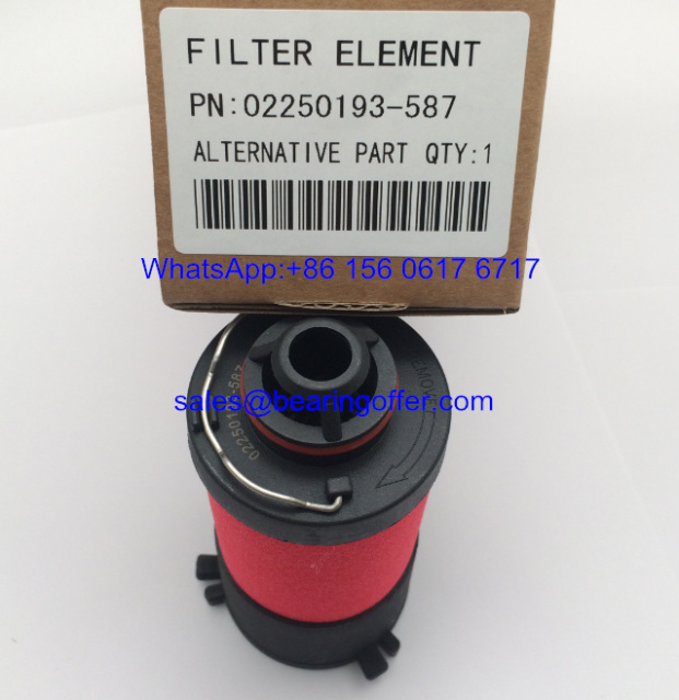 02250193-587 Air Filter Element 02250193587 Air Compressor Filter - Stock for Sale
