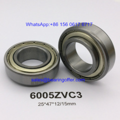 6005ZZV Caster Bearing 6005ZZVC3 Ball Bearing - Stock for Sale