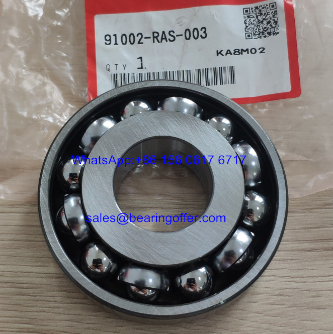 91002-RAS-003 Gearbox Bearing 91002RAS003 Ball Bearing - Stock for Sale