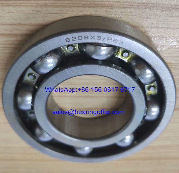 6208X3/P63 Automobile Bearing 40x81x17 Ball Bearing 6208X3 - Stock for Sale