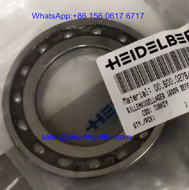 16009 Printing Machine Bearing 45x75x10 Ball Bearing - Stock for Sale