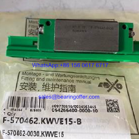 F-570462.KWVE15-B Linear Carriage F-570462 Guide Block KWVE15-B - Stock for Sale