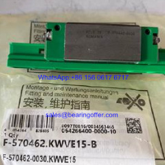 F-570462-0030.KWVE15 Linear Carriage F-570462-0030 Guide Block KWVE15 - Stock for Sale