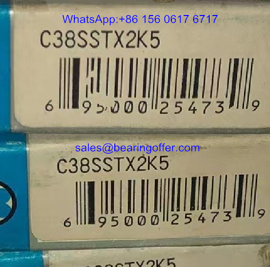 C38SST Spindle Bearing C38SSTX2K5 High Speed Ball Bearing - Stock for Sale