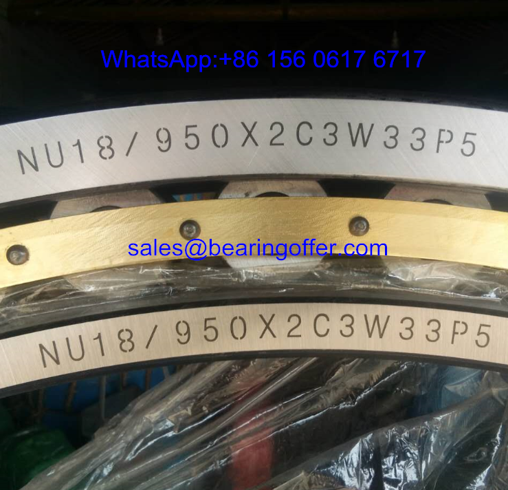 NU18/950X2W33XP53 Cylindrical Roller Bearing NU18/950X2 Rolling Bearing - Stock for Sale
