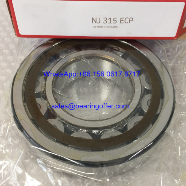 NJ315ECP Cylindrical Roller Bearing 75x160x37 Rolling Bearing 315EC - Stock for Sale
