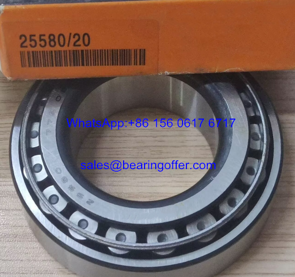 25580/25520 Tapered Roller Bearing 44.45x82.931x25.4 Rolling Bearing 25580/20 - Stock for Sale