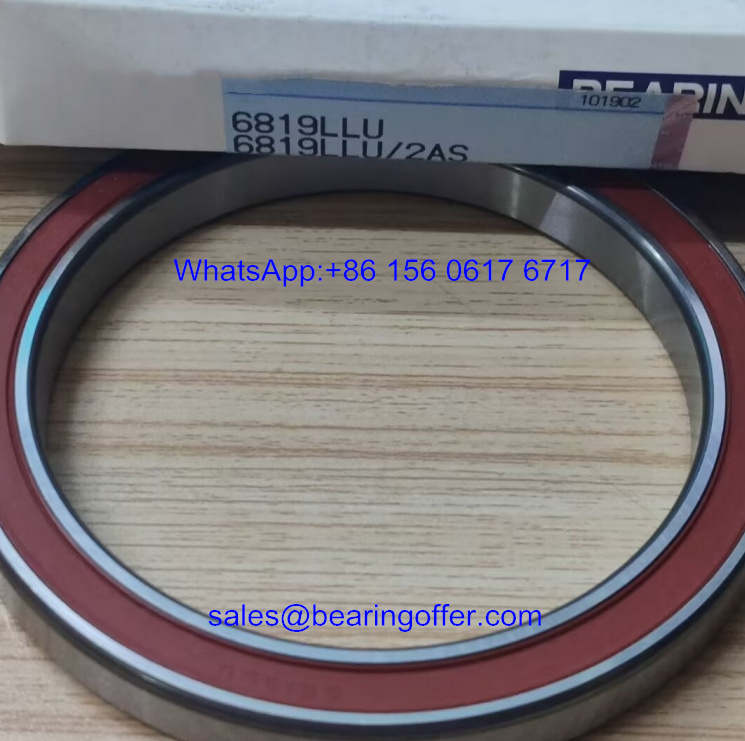 6819LU Deep Groove Ball Bearing 6819LLU Rolling Bearing 6819LLU/2AS - Stock for Sale