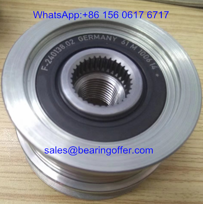 F-240138.02 Alternator Pulley Bearing F-240138 Clutch Bearing - Stock for Sale