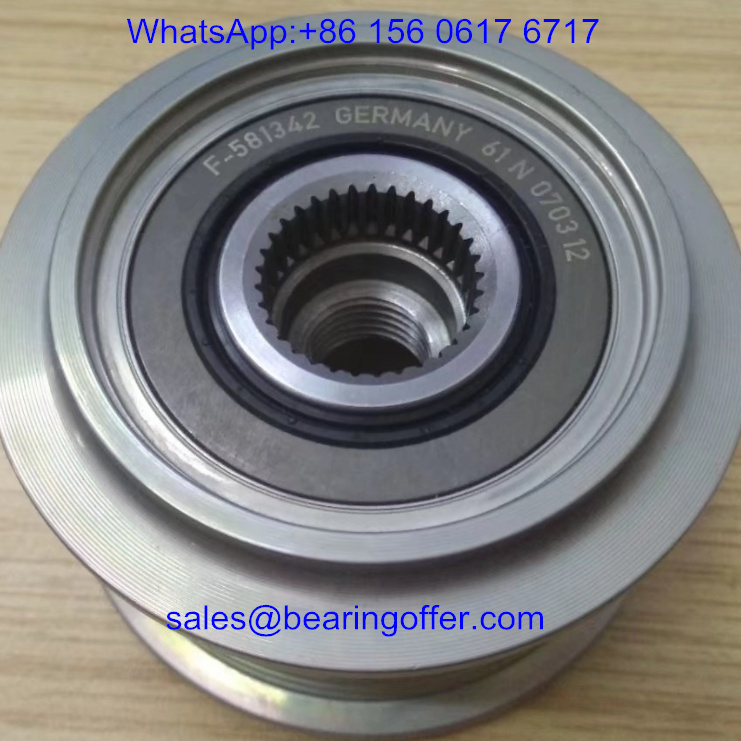 F-581342 Alternator Pulley Bearing 581342 Clutch Bearing - Stock for Sale