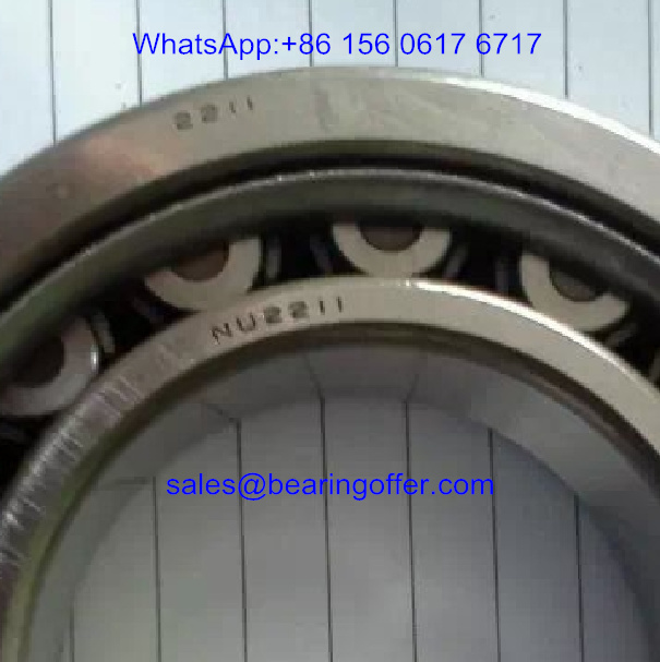 NU2211 Cylindrical Roller Bearing 55x100x25 Rolling Bearing - Stock for Sale