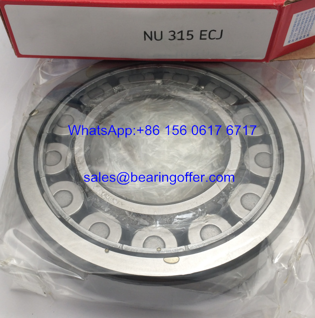 NU315ECJ Cylindrical Roller Bearing 75x160x37 Rolling Bearing - Stock for Sale
