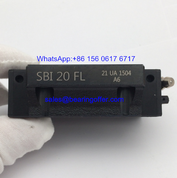 SBI20FL Linear Carriage 25.4x63x78.8 Slide Bearing SBI20FL-K1 - Stock for Sale
