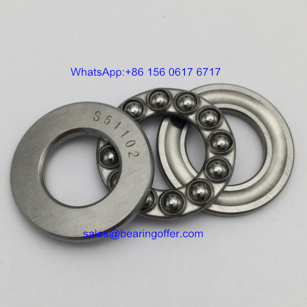 S51102 Stainless Thrust Bearing 15x28x9 Ball Bearing SS51102 - Stock for Sale