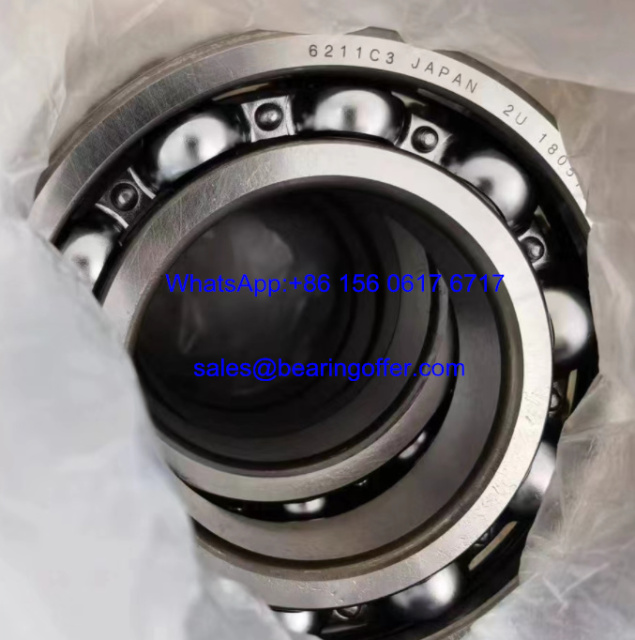 6211C3 Automotive Bearing 55x100x21 Ball Bearing 6211 C3 - Stock for Sale