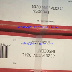 6320M/C3VL0241 Insocoat Ball Bearing 100x215x47 Insulated Bearing - Stock for Sale
