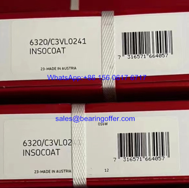 6320/C3VL0241 Insocoat Ball Bearing 100x215x47 Insulated Bearing - Stock for Sale