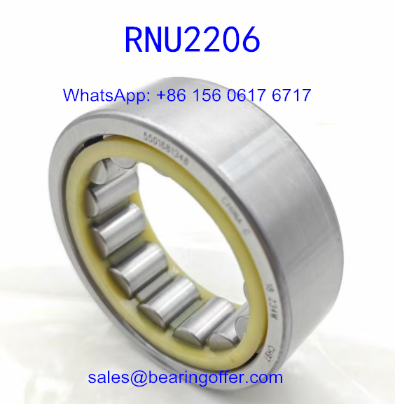 RNU2206 Tesla Reducer Bearing 37.5*62*20 Roller Bearing RNU2206ECP - Stock for Sale