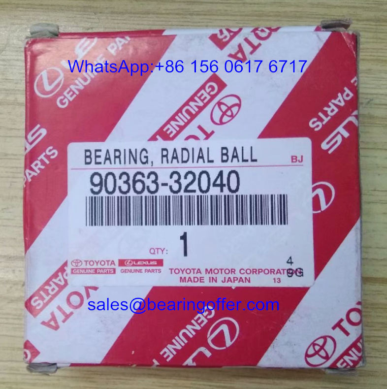 90363-32040 Automobile Shaft Bearing 32x85x22 Ball Bearing - Stock for Sale