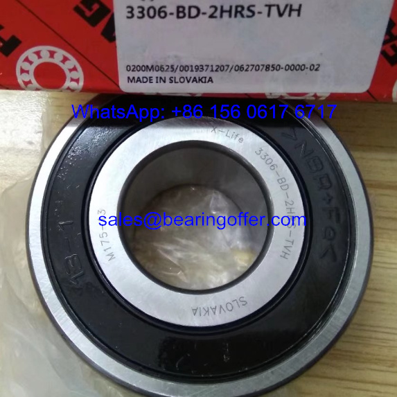 3306-BD-2HRS-TVH Precision Bearing 30x72x30.6 Ball Bearing 3306-BD - Stock for Sale