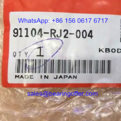 91104-RJ2-004 Auto Shaft Bearing 32x65x29 Roller Bearing 91104RJ2004 - Stock for Sale