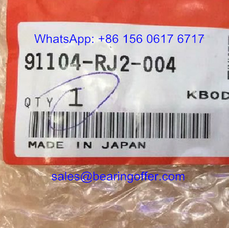 91104-RJ2-004 Auto Shaft Bearing 32x65x29 Roller Bearing 91104RJ2004 - Stock for Sale
