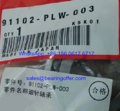 91102-PLW-003 Transmission Bearing 25x52.2x15 Roller Bearing 91102PLW003 - Stock for Sale