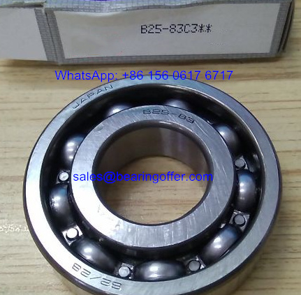 B25-83 Gearbox Bearing 25x58x16 Ball Bearing B25-83C3 - Stock for Sale