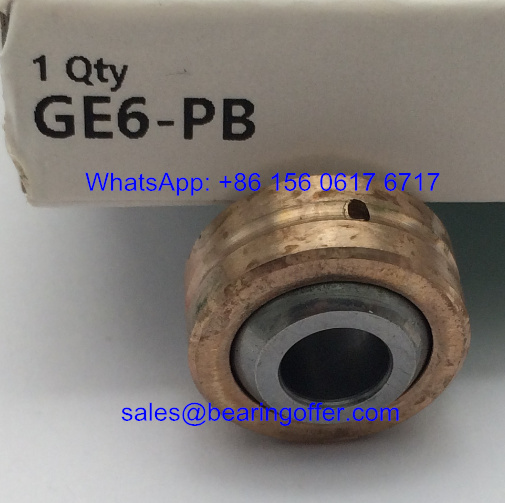 GE6PB Spherical Plain Bearing 6x16x9 Rolling Bearing GE6-PB - Stock for Sale