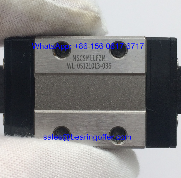 MSC9MLLFZM Linear Carriage MSC9M Guide Rail Block MSC9 - Stock for Sale