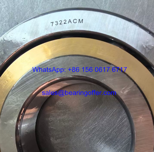 7322ACM Angular Contact Ball Bearing 110x240x50 Ball Bearing 7322 - Stock for Sale