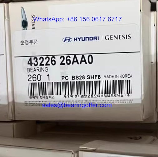 ビーム 43226-26AA0 Transmission Bearings 26.8x58x14 Ball Bearing - Stock