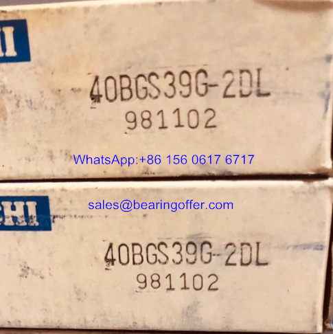40BGS39G-2DL Air Conditioning Bearing 40x66x24 Ball Bearing - Stock for Sale