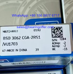 BSD3062CGA-2RS1/VU1703 Ball Screw Support Bearing 30x62x15 Ball Bearing - Stock for Sale