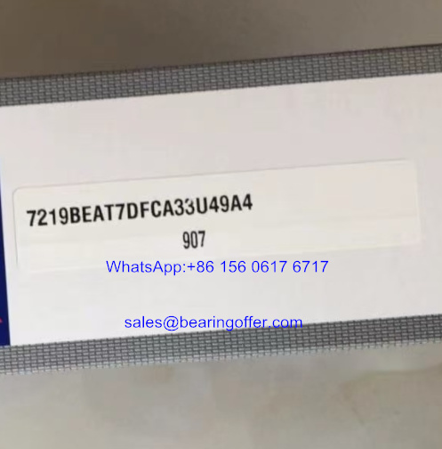 7219BEAT7DFCA33U49A4 Angular Contact Ball Bearing 95x170x32 Rolling Bearing - Stock for Sale