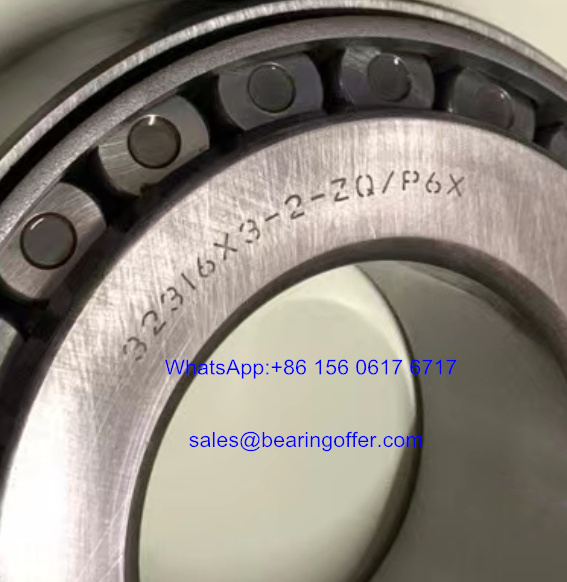 32316X3-2-ZQ/P6X Transmission Bearing 32316X3-2 Roller Bearing - Stock for Sale