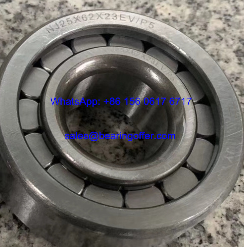 NJ25X62X23EV/P5 Transmission Bearing 25x62x23 Roller Bearing - Stock for Sale
