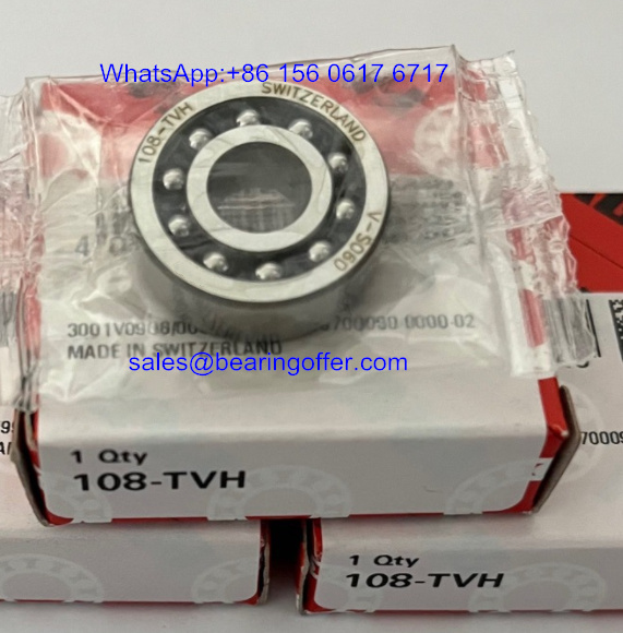 108-TVH Self-aligning Bearing 8x22x7 Ball Bearing 108TVH - Stock for Sale