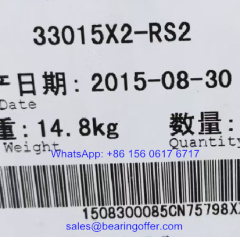 33015X2-RS2 Transmission Bearing 75x115x35 Roller Bearing - Stock for Sale